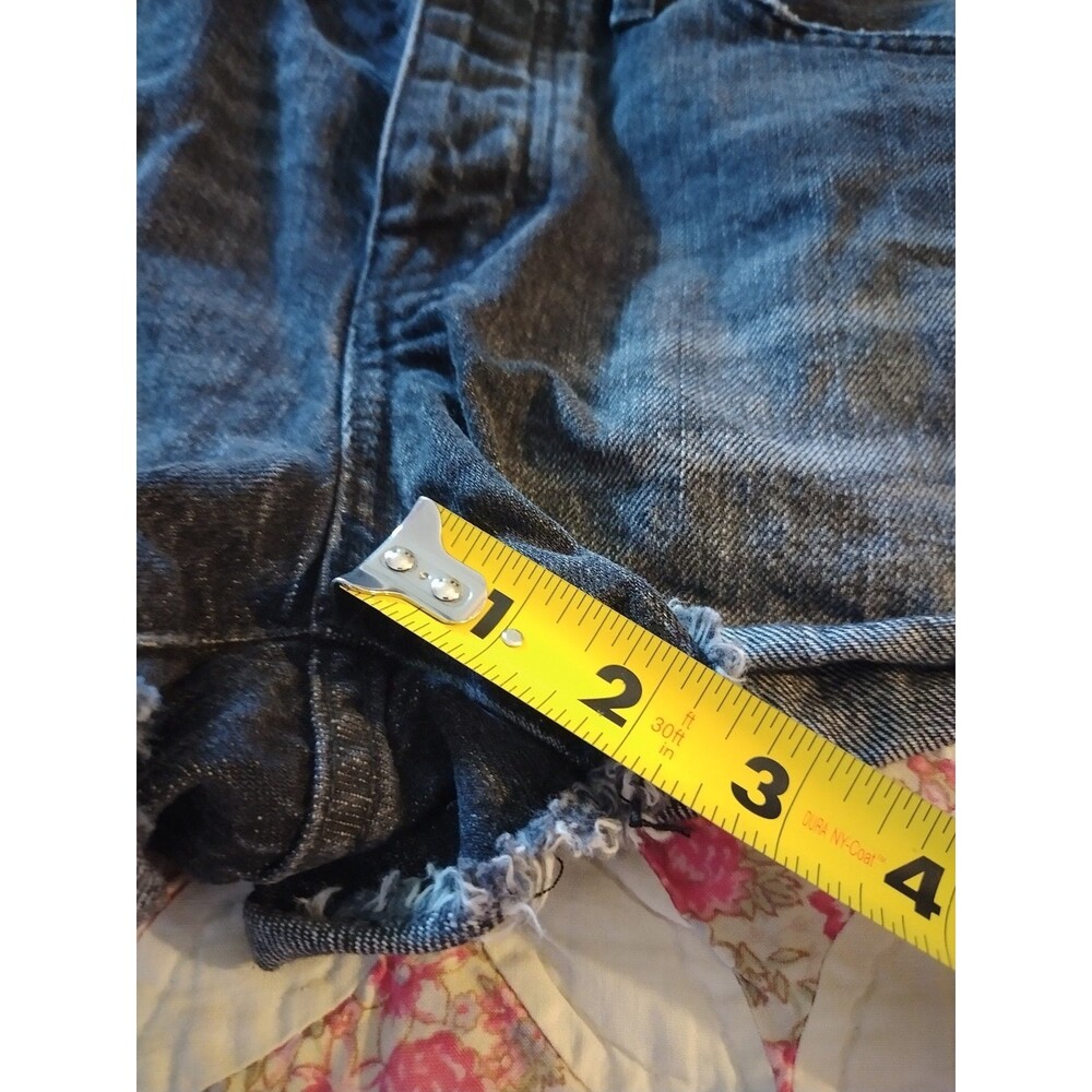 Madewell Jean Shorts High Rise Raw Hem Size 26 - Picture 10 of 11